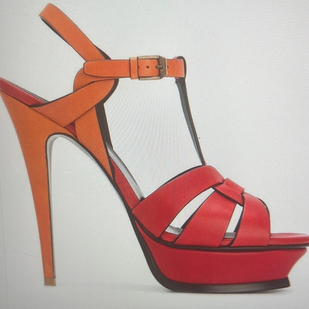 YSL Classic Tribute Sandals (worn twice)